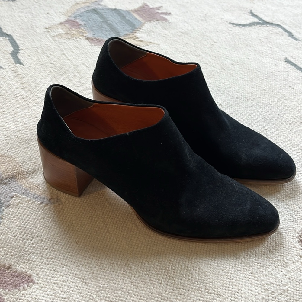Everlane - Black Suede Mules / Boots